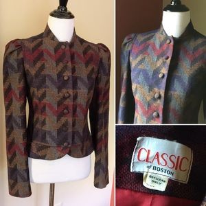 Vintage Classic of Boston western pattern jacket